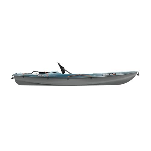 Pelican Sentinel 100X 9′6″ Sit-On-Top Fishing Kayak – Lightweight HDPE Angler Kayak with ERGOLounge™ Seating & ExoPak™ Storage (Forest Mist) - Image 10
