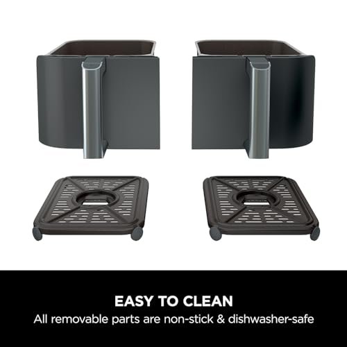 Ninja AF300UK Dual Zone Air Fryer - 7.6L, 2 Drawers, 6-in-1 Cooking, Energy Efficient, Oil-Free, Non-Stick, Dishwasher Safe, Black/Silver - Image 35