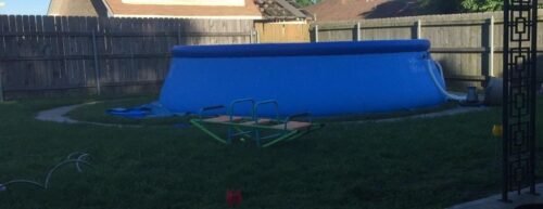 Intex 28167EH Easy Set Inflatable Pool Set – 15ft (4.57m) x 48in (122cm) Round Above Ground Pool with 1,000 GPH Pump, Ladder, Cover & Ground Cloth – 3,736 Gallon (14,141L) Capacity – 3-Ply PVC photo review
