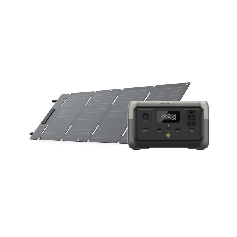 EF ECOFLOW RIVER 2 Portable Power Station – 256 Wh LiFePO₄ | 1-Hour Fast Charge & 2× Up to 600 W AC Outlets | Solar Generator for Camping, RV & Home Backup - Image 2