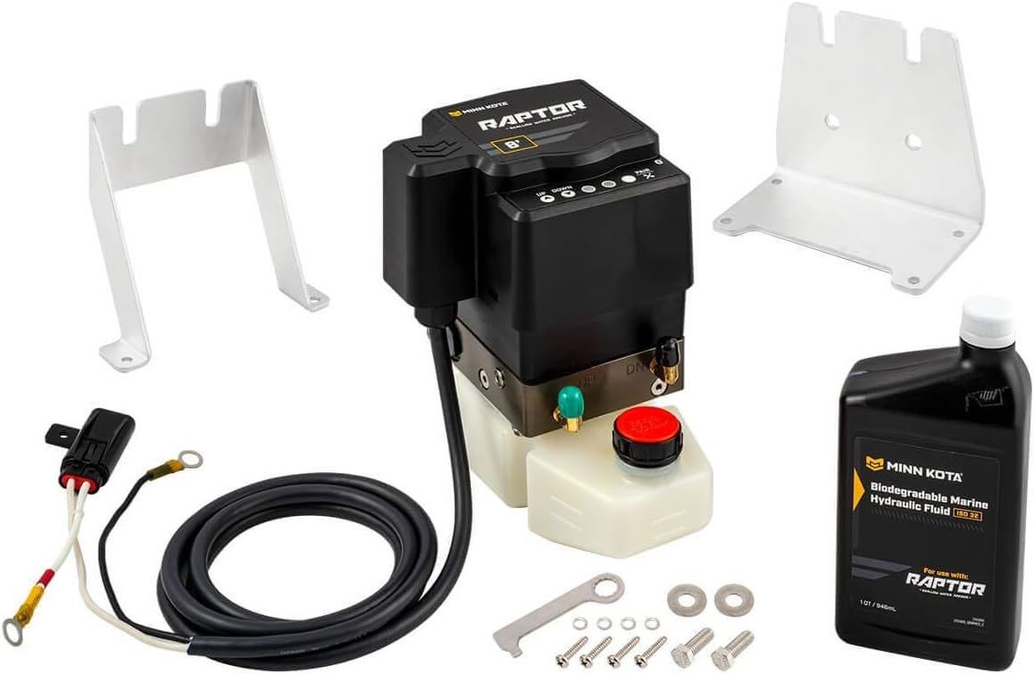 Minn Kota 1810630 Raptor 10 ft Active Hydraulic Shallow Water Anchor, Black - Image 7