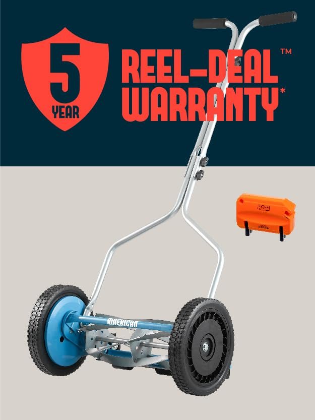 American Lawn Mower Company 14″ (35.6 cm) 4-Blade Manual Reel Mower – 5-Position Height, 20 lb (9.1 kg) - Image 20