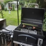 VonHaus XL Charcoal BBQ Grill & Smoker – Portable Barbecue with Warming Rack, Side Shelves, Wheels, Temperature Gauge – Outdoor Cooking for Meat, Fish & Veg photo review