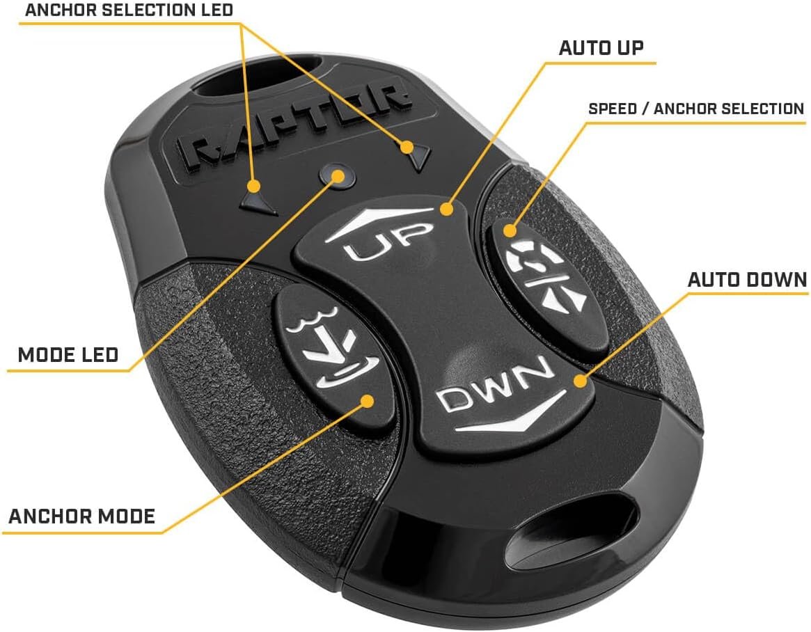 Minn Kota 1810630 Raptor 10 ft Active Hydraulic Shallow Water Anchor, Black - Image 6