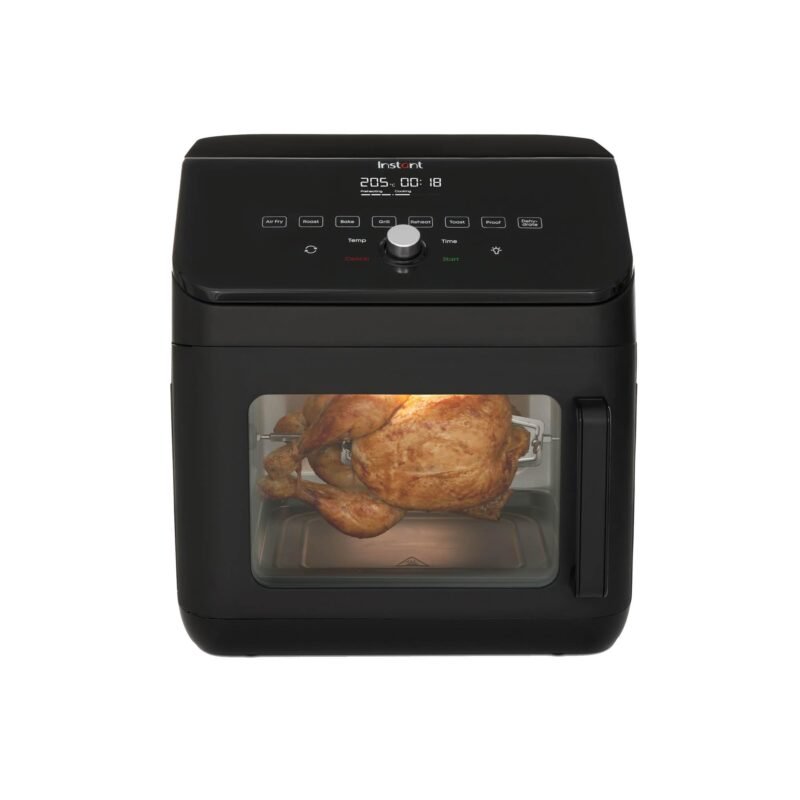 Instant Pot VersaZone Dual Air Fryer 8.5L – Double Basket with Divider, 8-in-1 Smart Cooking, Energy Saving, Easy Clean, Black Stainless Steel - Image 2