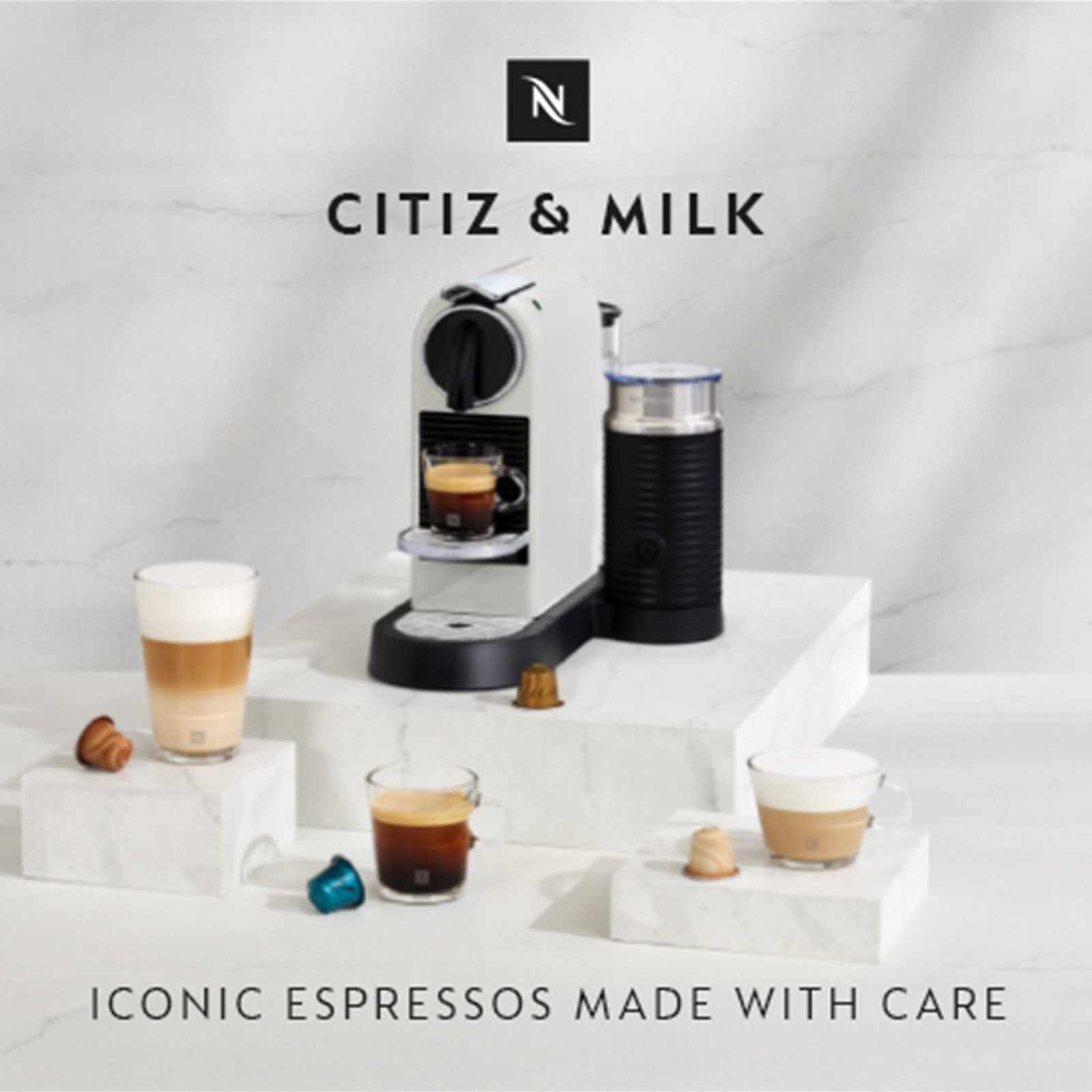Nespresso Citiz & Milk EN267.BAE – Capsule Espresso Machine with Built-In Aeroccino Milk Frother, 19-Bar Pump & 2 Programmable Buttons (Black) - Image 17