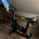 MERACH Stationary Exercise Bike – Quiet Belt-Drive Indoor Cycling with Bluetooth App, 300 lb Capacity, LED Monitor, Tablet Mount & Fitness Courses photo review