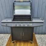 CosmoGrill Pro Deluxe 4+1 Gas Barbecue Grill – 5 Burner Outdoor BBQ with Side Burner, Warming Rack, Thermometer – Large Family Garden Grill (Model 93411) photo review