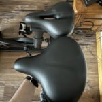 MERACH Stationary Exercise Bike – Quiet Belt-Drive Indoor Cycling with Bluetooth App, 300 lb Capacity, LED Monitor, Tablet Mount & Fitness Courses photo review