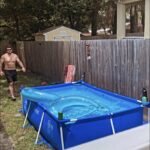 Intex 9.8ft x 6.6ft x 29.5in (300cm x 201cm x 75cm) Rectangular Above Ground Pool with Metal Frame & Flow Control Valve – Easy Setup Family Backyard Pool – 4,500L Capacity – Blue photo review