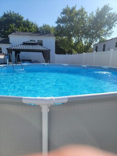 Intex 26701EH Prism Frame 10ft (3.05m) x 30in (76cm) Above Ground Pool Set – 1,185 Gallon (4,486L) Capacity with Filter Pump – Rust & Puncture Resistant, Quick Setup photo review