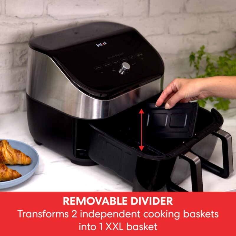 Instant Pot VersaZone Dual Air Fryer 8.5L – Double Basket with Divider, 8-in-1 Smart Cooking, Energy Saving, Easy Clean, Black Stainless Steel - Image 28