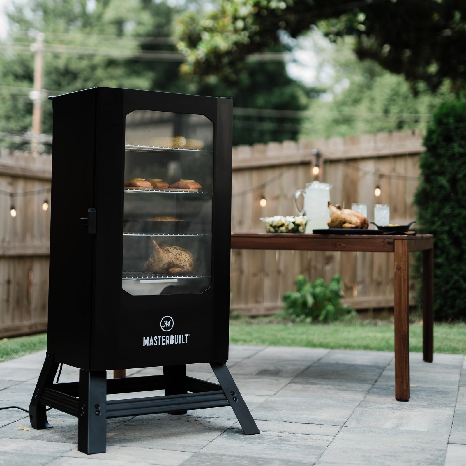 Masterbuilt 30-Inch Digital Electric Vertical Smoker – 710 Sq In Cooking Area, Side Wood Chip Loader, Digital Controls, Chrome Racks & Leg Kit – Model MB20070421, Black - Image 33