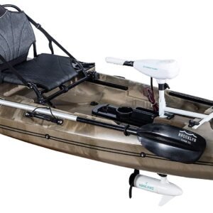 Brooklyn 12.0 Pro Pedal or Motorized Kayak 12' Sit On Top Fishing Kayak Choose Flipper Drive, Proppeller Drive or Trolling Motor