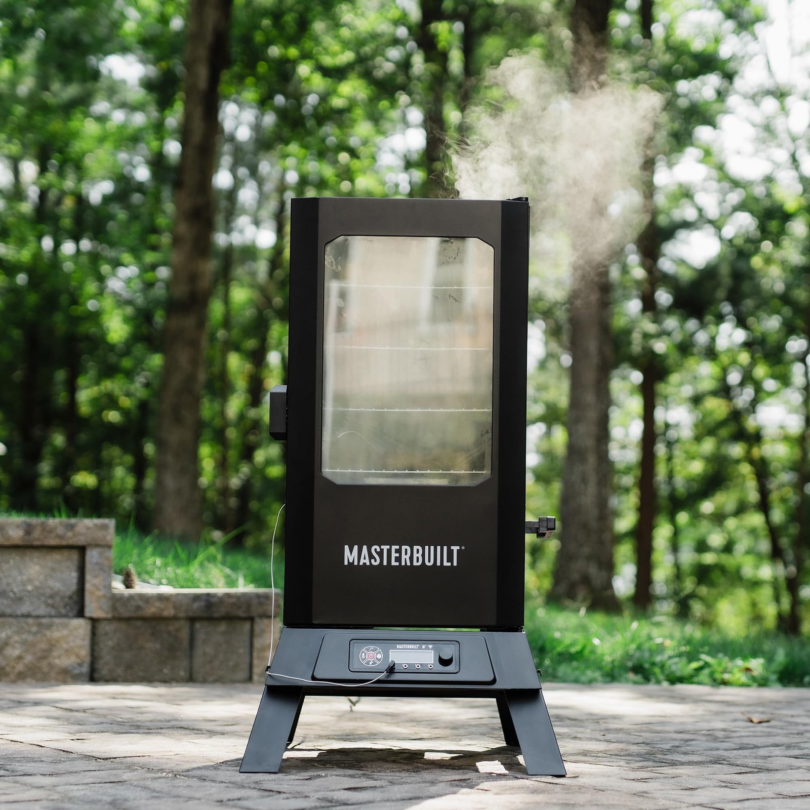 Masterbuilt 30-Inch Digital Electric Vertical Smoker – 710 Sq In Cooking Area, Side Wood Chip Loader, Digital Controls, Chrome Racks & Leg Kit – Model MB20070421, Black - Image 11