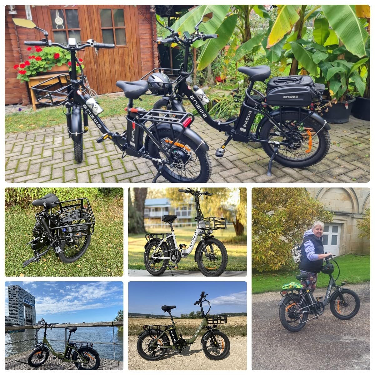 ENGWE L20 SE 20″ Folding Fat-Tyre E-Bike – 250 W motor, 36 V 15.6 Ah battery (140 km range), 25 km h⁻¹ top-speed - Image 10