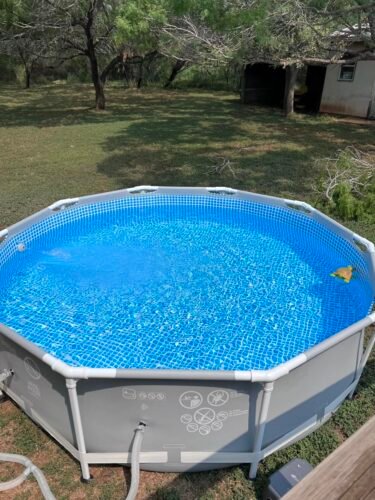 Intex 26701EH Prism Frame 10ft (3.05m) x 30in (76cm) Above Ground Pool Set – 1,185 Gallon (4,486L) Capacity with Filter Pump – Rust & Puncture Resistant, Quick Setup photo review