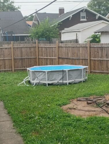 Intex 26701EH Prism Frame 10ft (3.05m) x 30in (76cm) Above Ground Pool Set – 1,185 Gallon (4,486L) Capacity with Filter Pump – Rust & Puncture Resistant, Quick Setup photo review