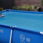 Intex 9.8ft x 6.6ft x 29.5in (300cm x 201cm x 75cm) Rectangular Above Ground Pool with Metal Frame & Flow Control Valve – Easy Setup Family Backyard Pool – 4,500L Capacity – Blue photo review