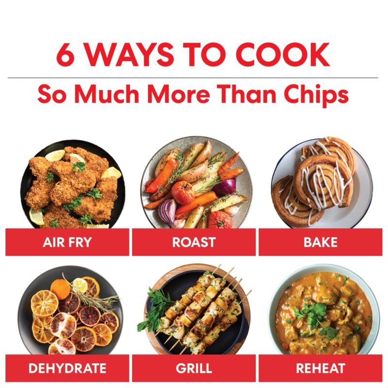 Instant Pot VersaZone Dual Air Fryer 8.5L – Double Basket with Divider, 8-in-1 Smart Cooking, Energy Saving, Easy Clean, Black Stainless Steel - Image 33