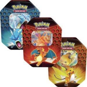 Pokemon Hidden Fates Tins - 3 Tin Artset