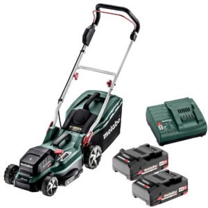 Metabo RM 36-18 LTX BL 36 36V Brushless Lawn Mower with 2 x 2.0Ah Battery & Charger